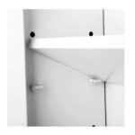 Καθρέπτης Μπάνιου με Ντουλάπι 60 x 15 x 55 cm VASAGLE BBK22WT - Image 3