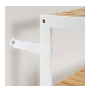 Ξύλινη Ραφιέρα Μπάνιου από Μπαμπού με 3 Ράφια 60 x 26 x 66 cm Songmics BCB33WN - Image 2