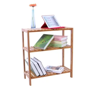 Ξύλινη Ραφιέρα Μπάνιου από Μπαμπού με 3 Ράφια 60 x 26 x 66 cm Songmics BCB33Y - Image 3