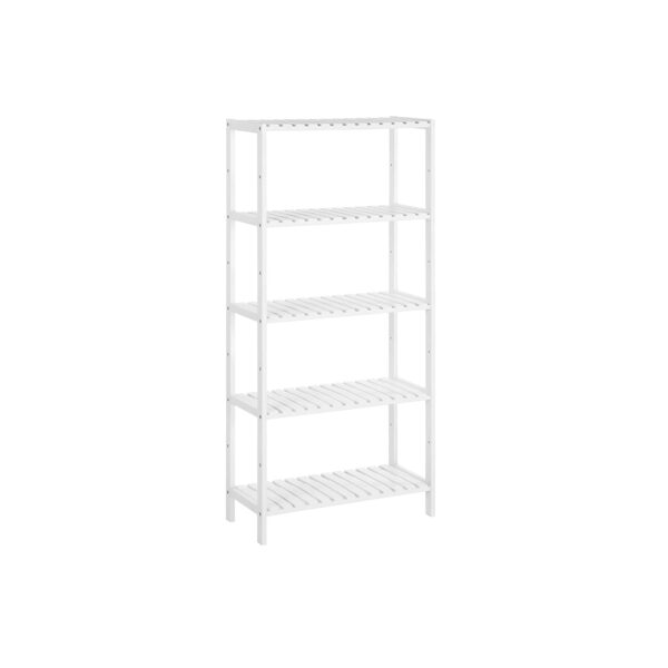 SONGMICS Ράφι Αποθήκευσης Μπάνιου 5 Επιπέδων 60 x 26 x 130 cm από Μπαμπού