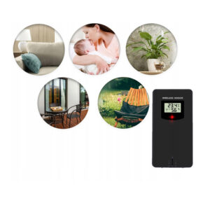 Ασύρματος Μετεωρολογικός Σταθμός με Οθόνη LCD Berdsen BD-902 - Image 3