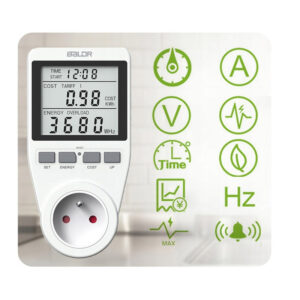Ψηφιακός Μετρητής Κατανάλωσης Ρεύματος 3680 W Berdsen BD-990-White - Image 2
