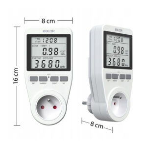 Ψηφιακός Μετρητής Κατανάλωσης Ρεύματος 3680 W Berdsen BD-990-White - Image 4