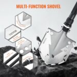 VEVOR  Πτυσσόμενο Πολυεργαλείο Φτυάρι Επιβίωσης 11 σε 1  BGC3JKSS00007WG60V0 - Image 4