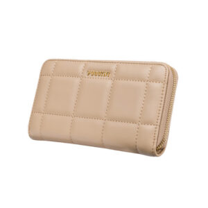 Γυναικείο Πορτοφόλι Καπιτονέ Χρώματος Μπεζ Puccini BLP832A-6A - Image 3