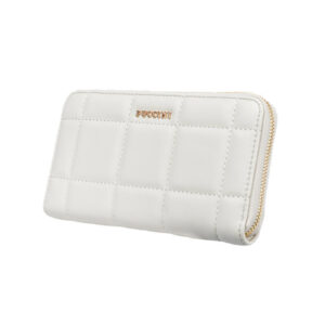 Γυναικείο Πορτοφόλι Καπιτονέ Χρώματος Εκρού Puccini BLP832A-6B - Image 4