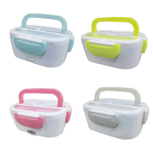 Θερμαινόμενο Φαγητοδοχείο με Αντάπτορα Αυτοκινήτου Γκρι BN3376-Grey GEM - Image 2