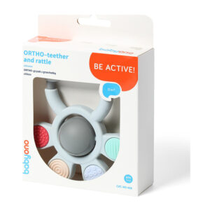 Ορθοδοντικό Μασητικό Απαλής Σιλικόνης με Ήχο Κουδουνίστρας Babyono BN488 - Image 3