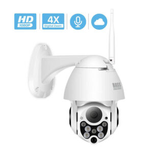 Περιστρεφόμενη Κάμερα Παρακολούθησης Full HD 1080P WiFi με Μικρόφωνο Bass Polska BP-5989 - Image 4