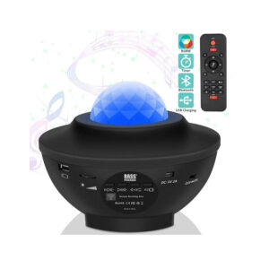 Προβολέας Αστεριών με Ηχείο Bluetooth και Τηλεχειριστήριο Χρώματος Μαύρο Bass Polska BP-BH59311 - Image 2