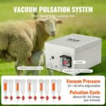 Φορητή Μηχανή Άμελξης Κατσίκας VEVOR με Κάδο 3L από Ανοξείδωτο Ατσάλι  BXSJNJCD3L3042GL5V2 - Image 4