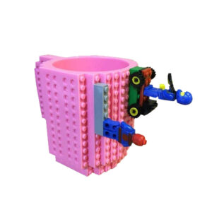 Κούπα Τύπου Lego Χρώματος Ροζ SPM BrickMug-Pink - Image 2