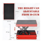 Πτυσσόμενο Σταντ Μοτοσικλέτας με Ρυθμιζόμενο Ύψος 41.5 x 23.5 x 10-37 cm DURHAND C30-012 - Image 2