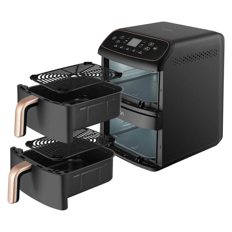 Cosori Φριτέζα Αέρος Air Fryer 8.5lt με Οθόνη Αφής 2630W Μαύρη με Διπλό Αποσπώμενο Κάδο και 5 Προγράμματα CAF-DC861-CEUR - Image 2