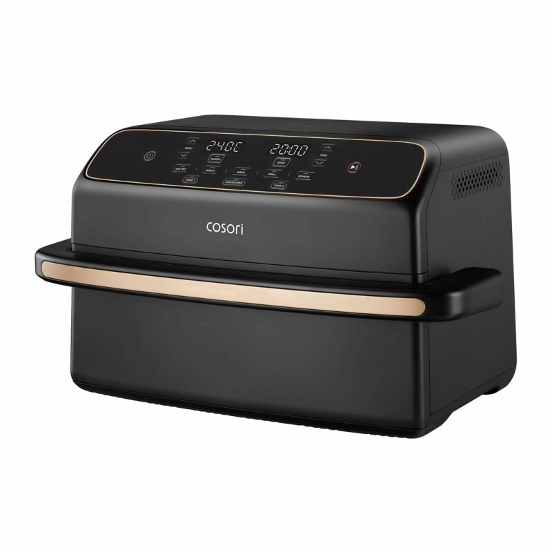 Cosori Φριτέζα Αέρος Air Fryer TwinFry Compact 10lt 2700W με Διπλό Κάδο & Wi-Fi Μαύρη CAF-TF801-CEUR - Image 2