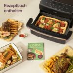 Cosori Φριτέζα Αέρος Air Fryer TwinFry Compact 10lt 2700W με Διπλό Κάδο & Wi-Fi Μαύρη CAF-TF801-CEUR - Image 5