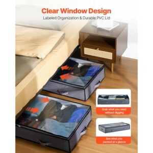 VEVOR Στοίχιση Κουτιού Παπουτσιών με Διαφανές Καπάκι 90L (Σετ 2) CDCWFBWFBWL309XD1001V0 - Image 5