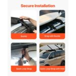 VEVOR Μαλακές Σχάρες Οροφής 84εκ 80kg για Καγιάκ Κανό Σανίδα Σερφ Αποσκευές CDXLJDWXHGJK88LRSV0 - Image 4