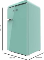 Μίνι Ψυγείο Ρετρό 95L με Κατάψυξη Icebox & Ρυθμιζόμενη Θερμοκρασία Green CEC-00262 Cecotec - Image 2