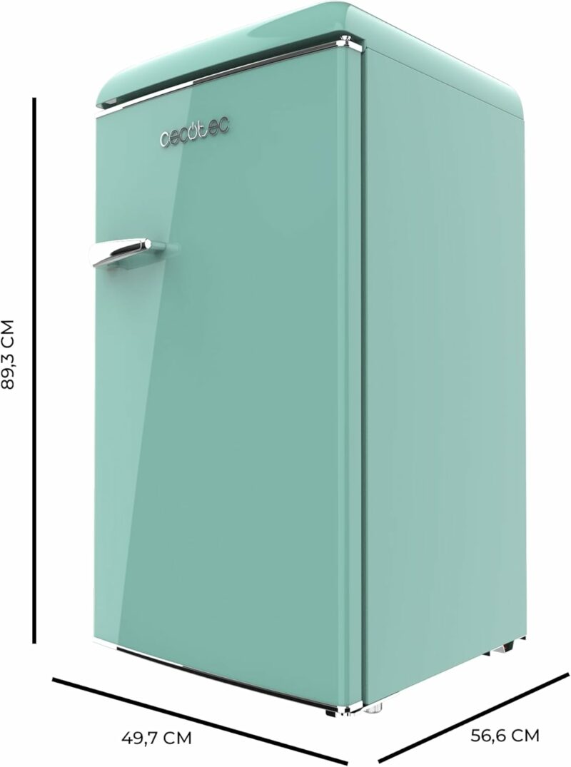 Μίνι Ψυγείο Ρετρό 95L με Κατάψυξη Icebox & Ρυθμιζόμενη Θερμοκρασία Green CEC-00262 Cecotec - Image 2