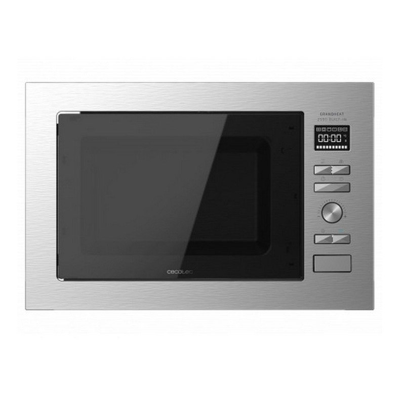 Εντοιχιζόμενος Φούρνος Μικροκυμάτων με Γκριλ 25 Lt 900 W Cecotec GrandHeat 2590 Built-In Steel Black CEC-01395 Εντοιχιζόμενος Φούρνος Μικροκυμάτων με Γκριλ 25 Lt 900 W Cecotec GrandHeat 2590 Built-In Steel Black CEC-01395