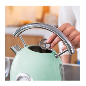 Ασύρματος Ηλεκτρικός Βραστήρας από Ανοξείδωτο Ατσάλι 1.8 Lt Χρώματος Πράσινο Cecotec Thermosense 420 Vintage CEC-01483 - Image 4