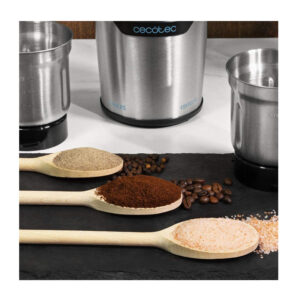 Ηλεκτρικός Μύλος Άλεσης Καφέ και Μπαχαρικών Cecotec TitanMill 300 DuoClean CEC-01559 - Image 2