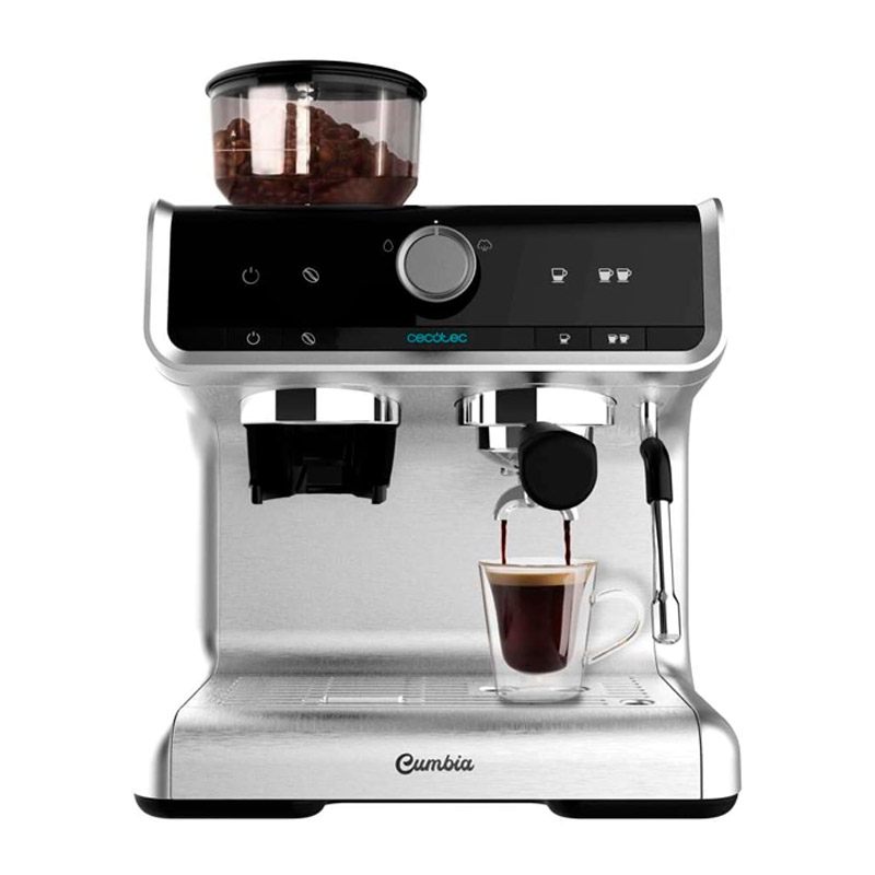 Καφετιέρα Power Espresso 20 Barista Cream με Μύλο Άλεσης Καφέ Cecotec CEC-01589