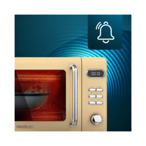 Φούρνος Μικροκυμάτων με Γκριλ 20 Lt 700 W Cecotec ProClean 5110 Retro Yellow CEC-01713 - Image 5