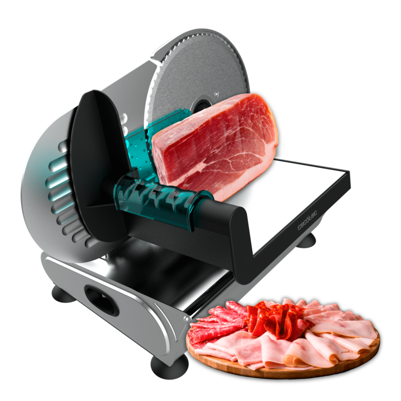 Cecotec Μηχανή Κοπής Αλλαντικών - Τυριών Rock'nCut 180 W με Δίσκο 190 mm και Ρυθμιζόμενη Ακρίβεια 0-15 mm CEC-02499 Cecotec Μηχανή Κοπής Αλλαντικών - Τυριών Rock'nCut 180 W με Δίσκο 190 mm και Ρυθμιζόμενη Ακρίβεια 0-15 mm CEC-02499