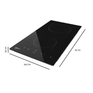 Κεραμική Εστία Αυτόνομη 28.7 x 52 x 5.8 cm Bolero Squad I 2000 Cecotec CEC-02501 - Image 5