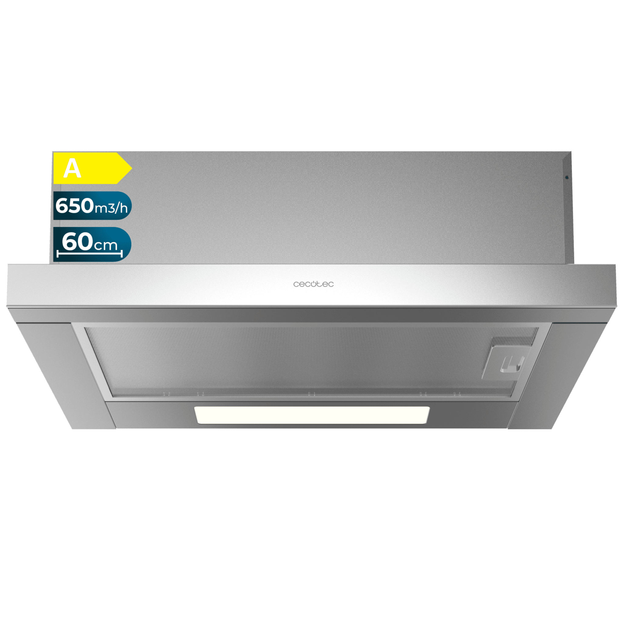 CECOTEC Τηλεσκοπικός Απορροφητήρας Bolero Flux TLM 606500 Inox CECOTEC Τηλεσκοπικός Απορροφητήρας Bolero Flux TLM 606500 Inox