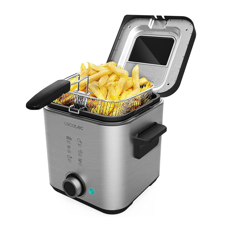 Φριτέζα με Φίλτρο Καθαρισμού Λαδιού 1.5 Lt 900 W Cecotec CleanFry Advance 1500 Inox CEC-03102 Φριτέζα με Φίλτρο Καθαρισμού Λαδιού 1.5 Lt 900 W Cecotec CleanFry Advance 1500 Inox CEC-03102