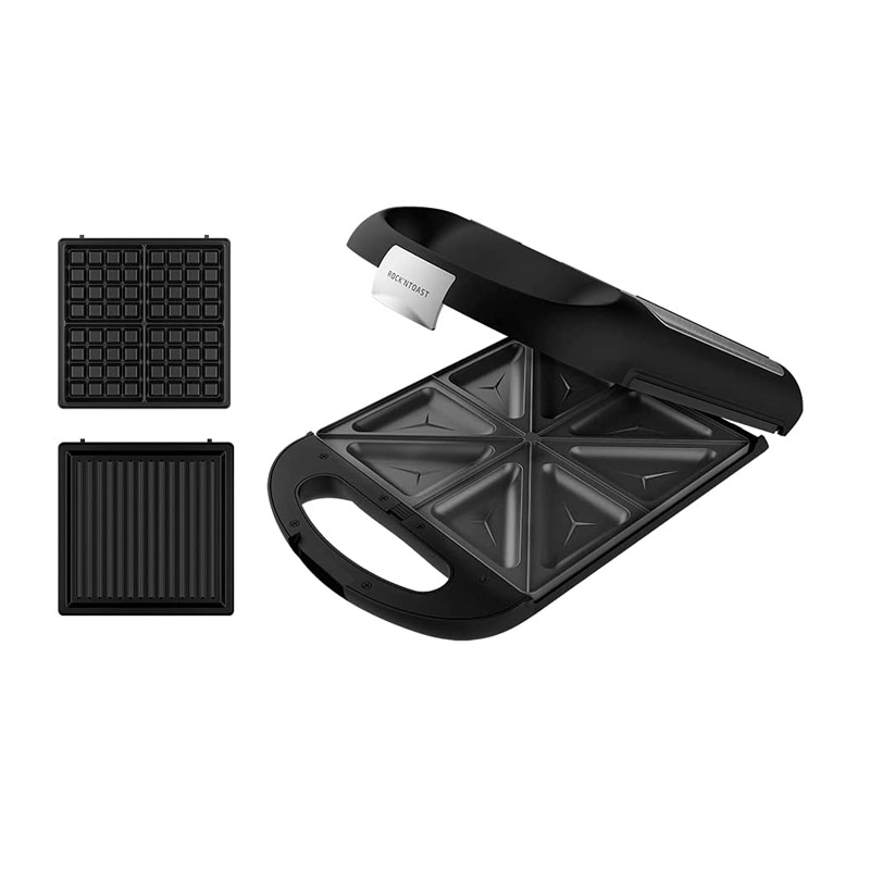 Τοστιέρα - Βαφλιέρα - Γκριλιέρα 1500 W Rockn Toast Family 3 σε 1 Cecotec CEC-03112 Τοστιέρα - Βαφλιέρα - Γκριλιέρα 1500 W Rockn Toast Family 3 σε 1 Cecotec CEC-03112