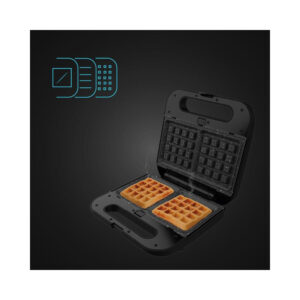 Τοστιέρα - Σαντουιτσιέρα - Βαφλιέρα 3 σε 1 800 W RocknToast 1000 Cecotec CEC-03203 - Image 5