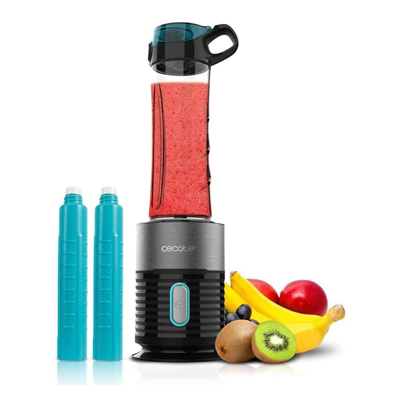 Μπλέντερ για Smoothies με 2 Κανάτες/Ποτήρια 600 ml και Μύλο Άλεσης 650 W Power Titanium 650 EasyGo Cecotec CEC-03988 Μπλέντερ για Smoothies με 2 Κανάτες/Ποτήρια 600 ml και Μύλο Άλεσης 650 W Power Titanium 650 EasyGo Cecotec CEC-03988