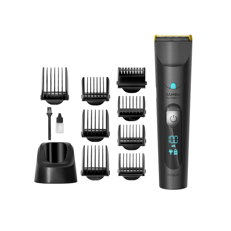 Επαναφορτιζόμενη Κουρευτική Μηχανή Cecotec Bamba PrecisionCare Wet & Dry CEC-04333 Επαναφορτιζόμενη Κουρευτική Μηχανή Cecotec Bamba PrecisionCare Wet & Dry CEC-04333