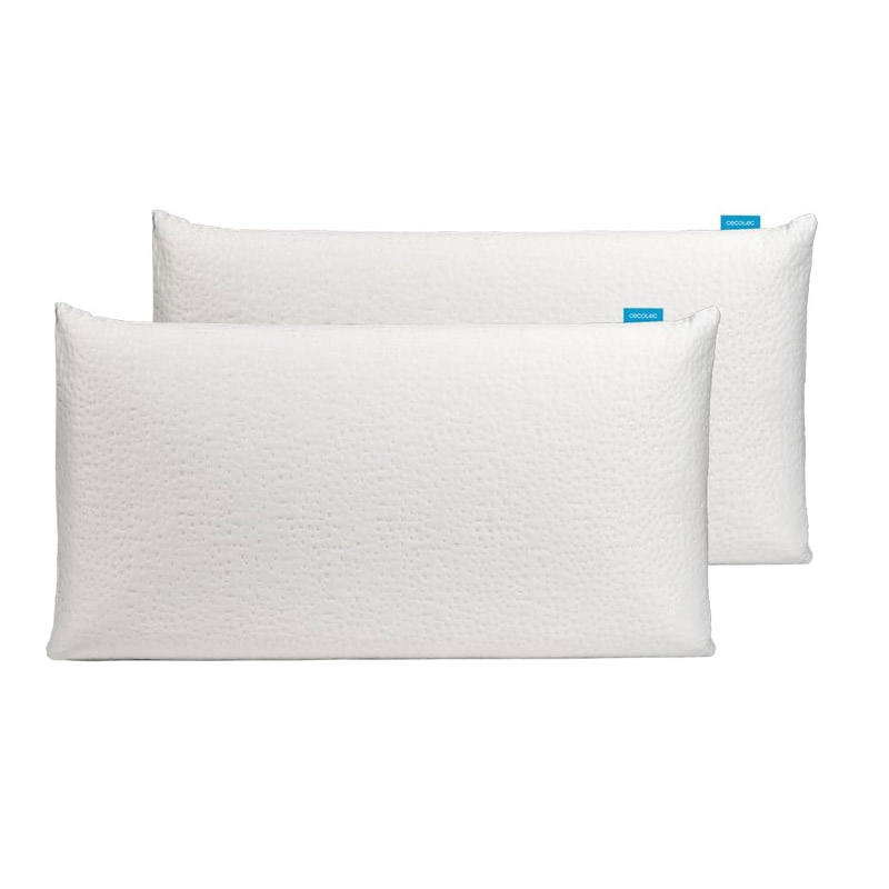 Σετ 2 Ανατομικά Μαξιλάρια 100% Viscoelastic Memory Foam 70 x 35 cm Flow Pack PureAdapt Cecotec CEC-07865 Σετ 2 Ανατομικά Μαξιλάρια 100% Viscoelastic Memory Foam 70 x 35 cm Flow Pack PureAdapt Cecotec CEC-07865