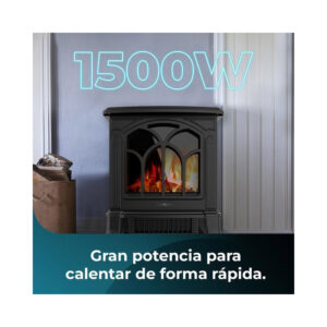 Επιδαπέδιο Ηλεκτρικό Τζάκι με Εφέ Φλόγας 1500 W Cecotec ReadyWarm 1500 Flames CEC-08267 - Image 2