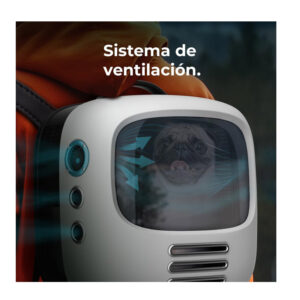 Τσάντα Μεταφοράς Κατοικίδιων με Σύστημα Εξαερισμού 43 x 42 x 27.6 cm Cecotec Pumba 1800 Travel Fan CEC-09564 - Image 4