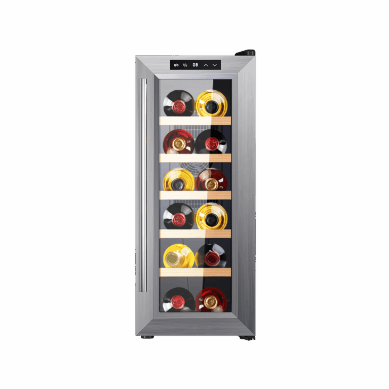CECOTEC  Συντηρητής Κρασιών Bolero GrandSommelier 1270 CoolWood  Χωρητικότητα 12 Φιαλών και Θερμοηλεκτρική Ψύξη