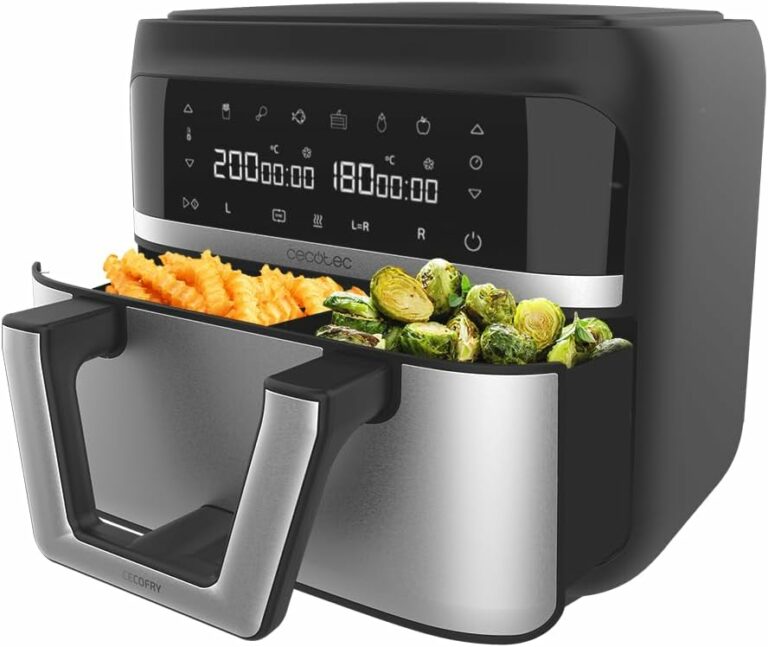Διπλή Φριτέζα Αέρος - Airfryer 9L με Ψηφιακό Πίνακα και Διαχωριστικό Καλάθι 2850W CEC-100149 Cecotec - Image 2