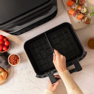 Διπλή Φριτέζα Αέρος - Airfryer 9L με Ψηφιακό Πίνακα και Διαχωριστικό Καλάθι 2850W CEC-100149 Cecotec - Image 4