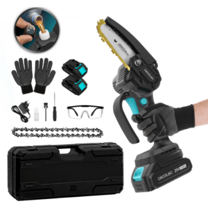 Cecotec Αλυσοπρίονο Χειρός 4" MontanaForce 4000 με Μπαταρία 21V. Λίπανση με κουμπί. Περιλαμβάνει βαλιτσάκι