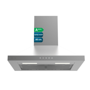 Cecotec Απορροφητήρας Bolero Flux PT 604000 Inox A+++ Πυραμίδα 60cm