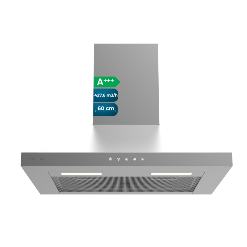 Cecotec Απορροφητήρας Bolero Flux PT 604000 Inox A+++ Πυραμίδα 60cm Cecotec Απορροφητήρας Bolero Flux PT 604000 Inox A+++ Πυραμίδα 60cm