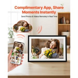 VEVOR Σετ 2 Ψηφιακών Κορνιζών Αφής 260mm 32GB με Wi-Fi Σύνδεση CKPSZXK101INQDCMO001V2 - Image 2