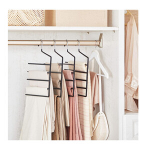 Σετ Μεταλλικές Κρεμάστρες για Παντελόνια 5 Θέσεων 4 τμχ Songmics CRI034B02 - Image 4