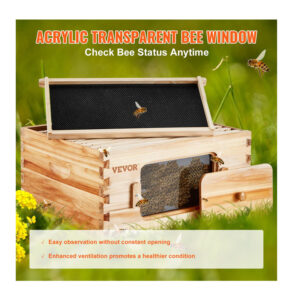 Ξύλινος Όροφος Κυψέλης με 10 Πλαίσια 503 x 414 x 245 mm VEVOR CTFXSMSHX1109SC61V0 - Image 5