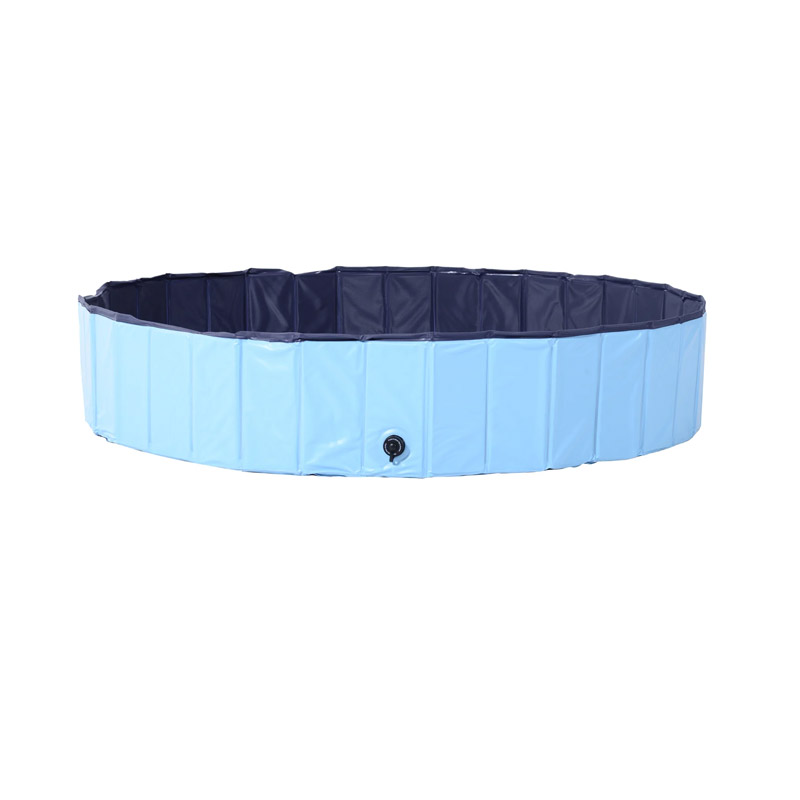 Αναδιπλούμενη Πισίνα για Κατοικίδια 160 x 30 cm Χρώματος Μπλε PawHut D01-015BU Αναδιπλούμενη Πισίνα για Κατοικίδια 160 x 30 cm Χρώματος Μπλε PawHut D01-015BU